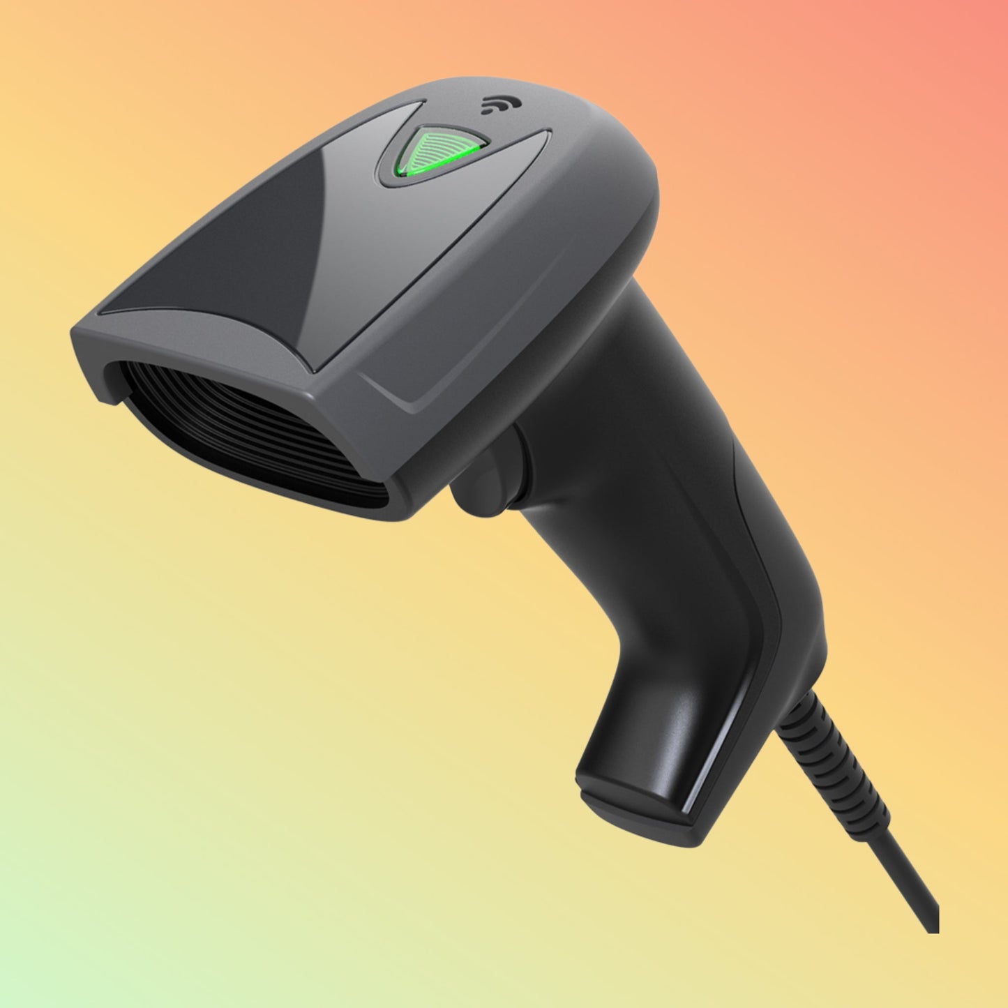 Ibocode Handheld QR Code Reader 1D 2D Barcode Scanner Gun With USB Cable