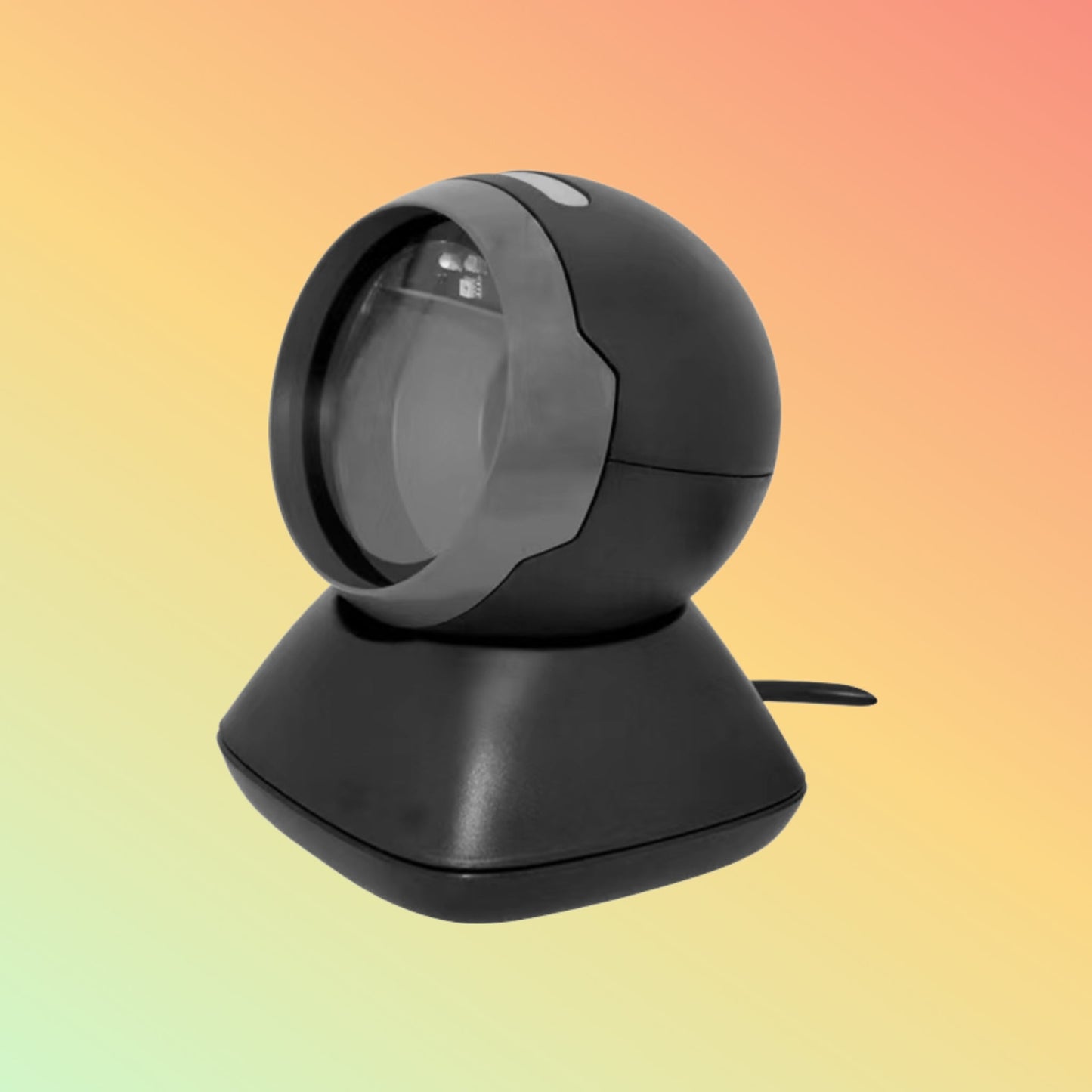 Ibocode Omnidirectional Desktop Barcode Scanner USB Wired 1D 2D Scanning QR Code Reader