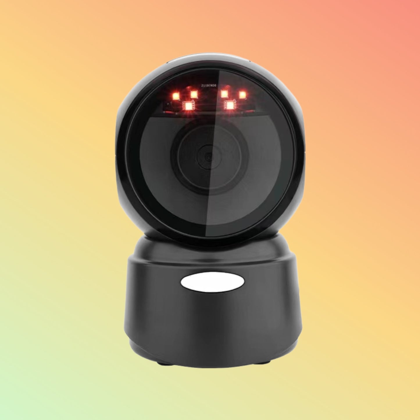 Ibocode 1D 2D Scanning QR Code Reader USB Wired Omnidirectional Desktop Barcode Scanner