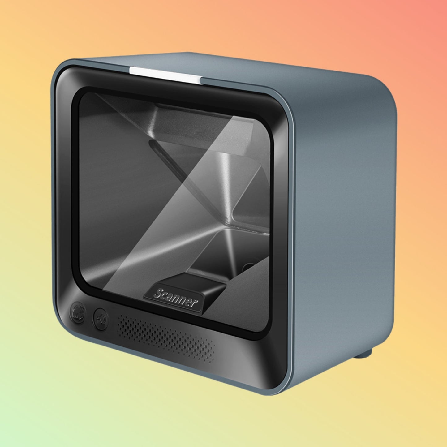 Ibocode 1D 2D QR Code Reader Platform Desktop Barcode Scanner For Hypermarket