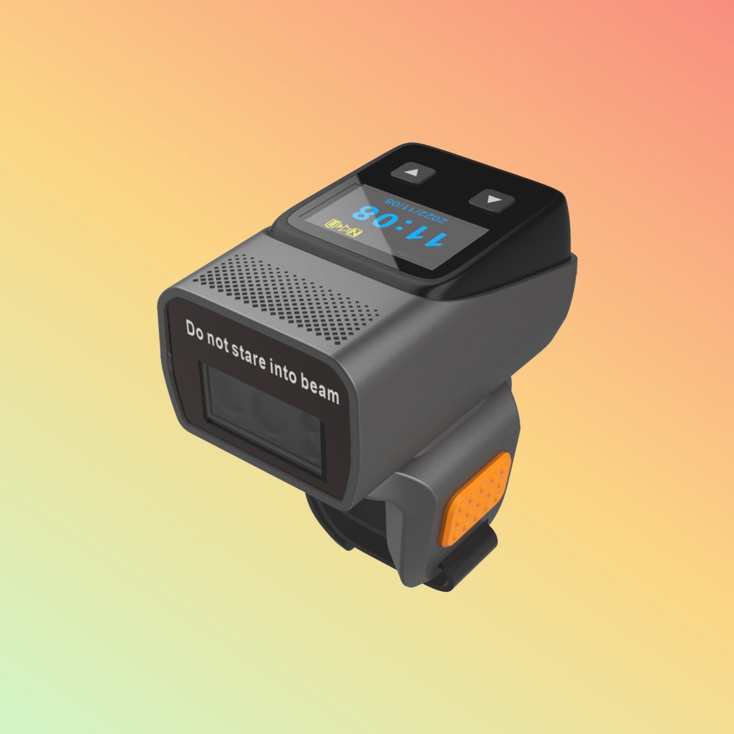 Ibocode Wearable Ring Scanner: Bluetooth 1D/2D QR Reader for Inventory