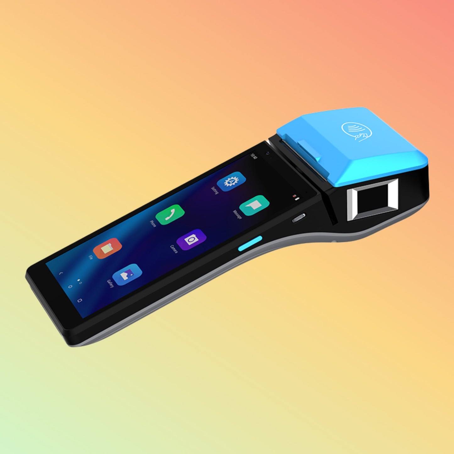 Ibocode 6" Handheld Android 11 POS with MSR, IC Card & 58mm Printer