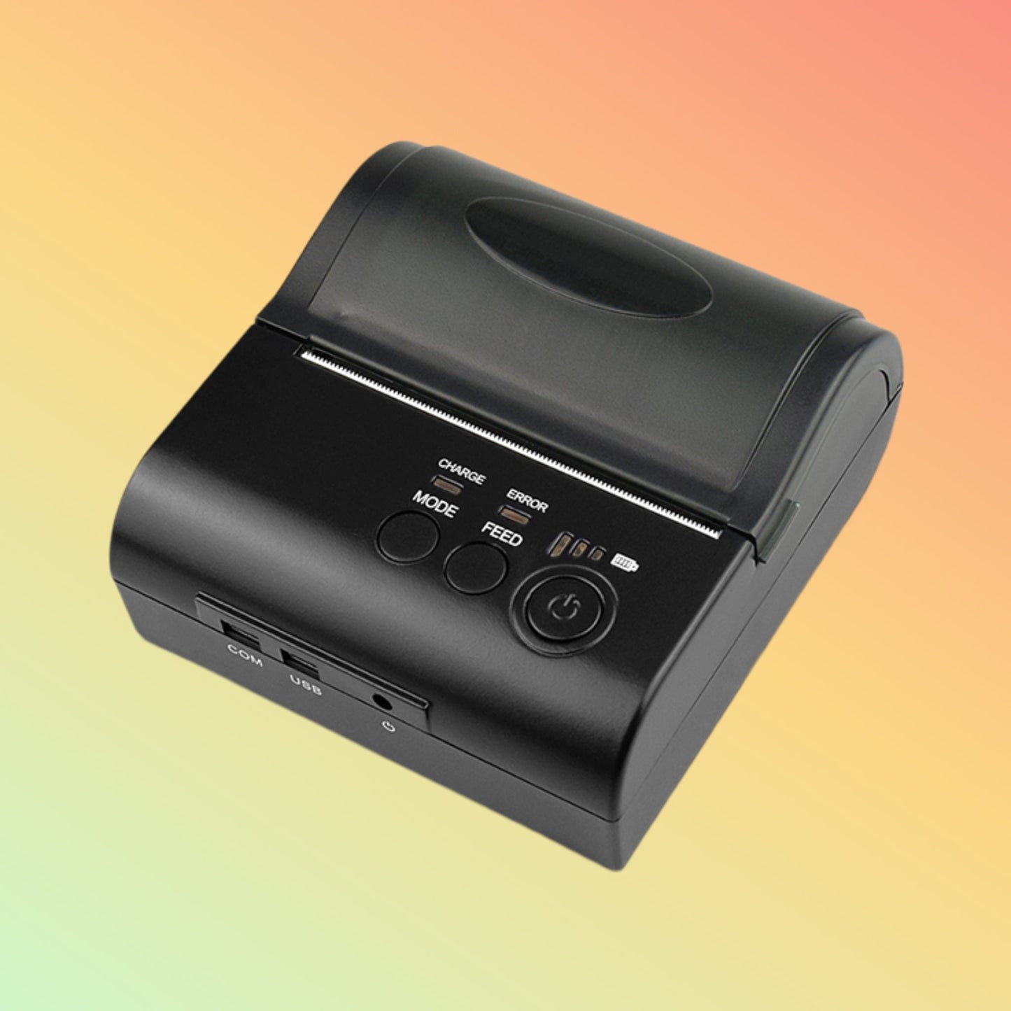 Ibocode Mini 3" Portable Thermal Receipt Printer USB Bluetooth for Android/iOS/Windows