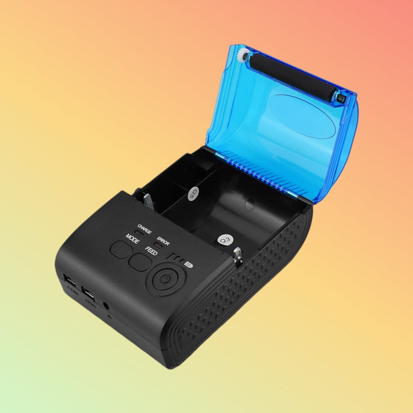 Ibocode Portable Mobile Printer Android Bluetooth USB 2-Inch 58mm Mini Receipt Thermal Printer