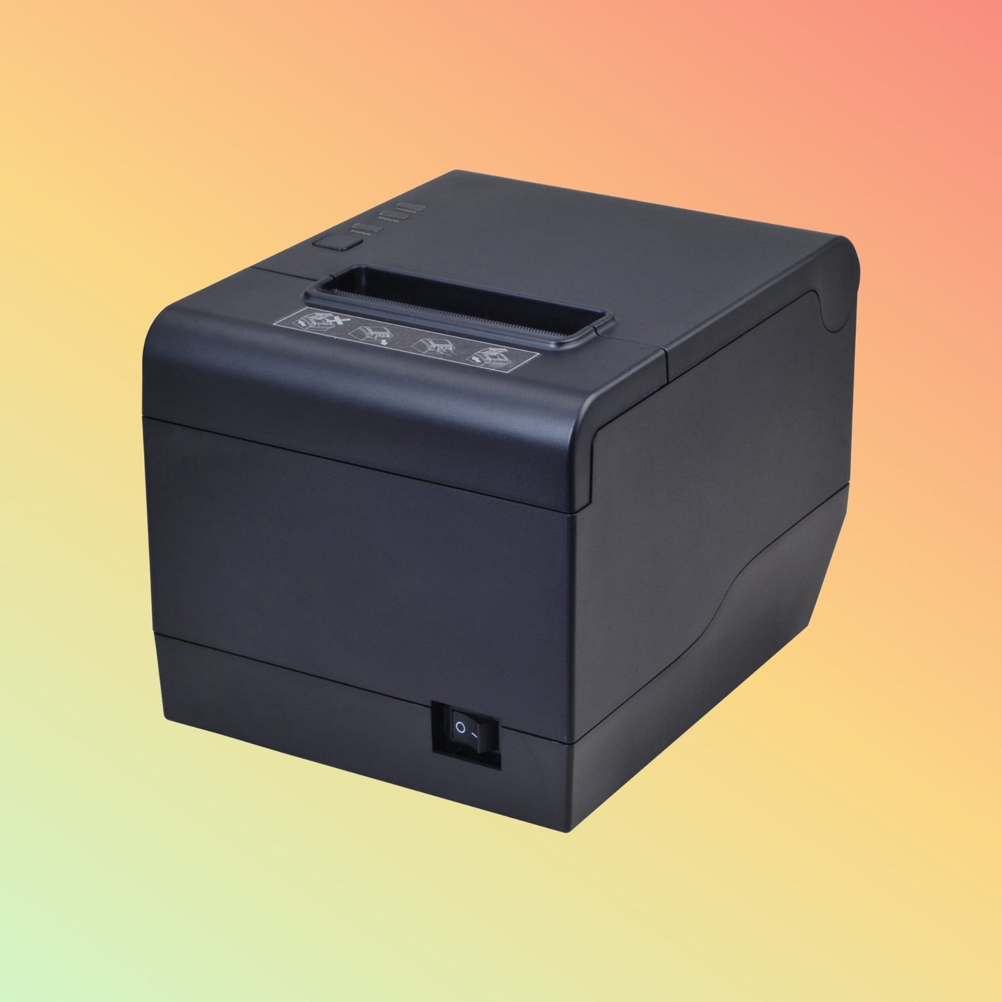 Ibocode 3" 80mm Bill Printer for Restaurants with Wall Mount