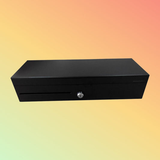 Ibocode Adjustable Cash Drawer, Stainless Steel, Bill/Coin Tray, POS Compatible