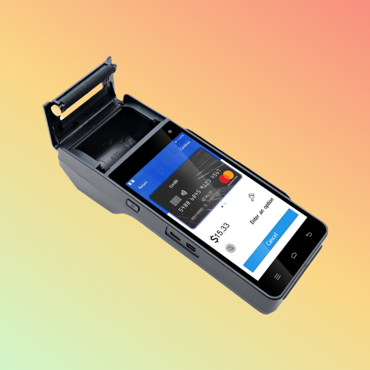 TOTALPOS H-Z90: 5.0" Handheld Android Payment POS with Printer
