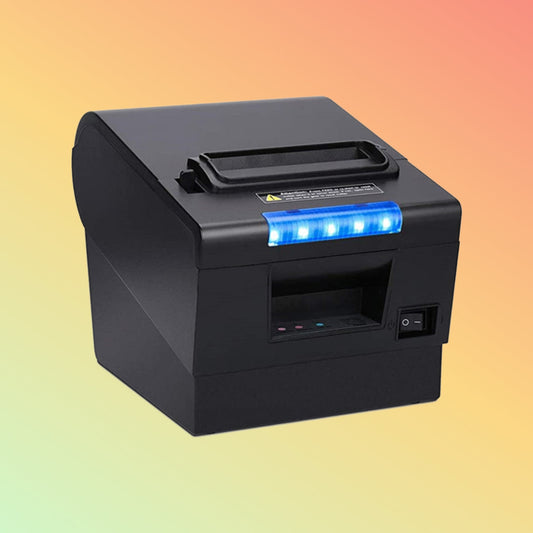 TOTALPOS H-D810L Kitchen 80mm POS Thermal Receipt Printer with Built-in LED and beeper
