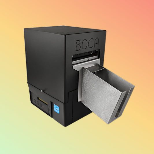 Lemur-H Premium BOCA printer with input hopper for single VIP tickets