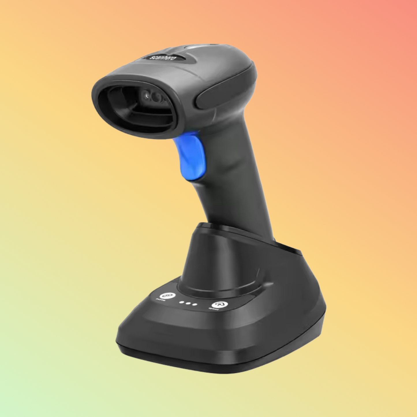 Scanhero Long Range Wireless 1D/2D QR Barcode Scanner Handheld CMOS