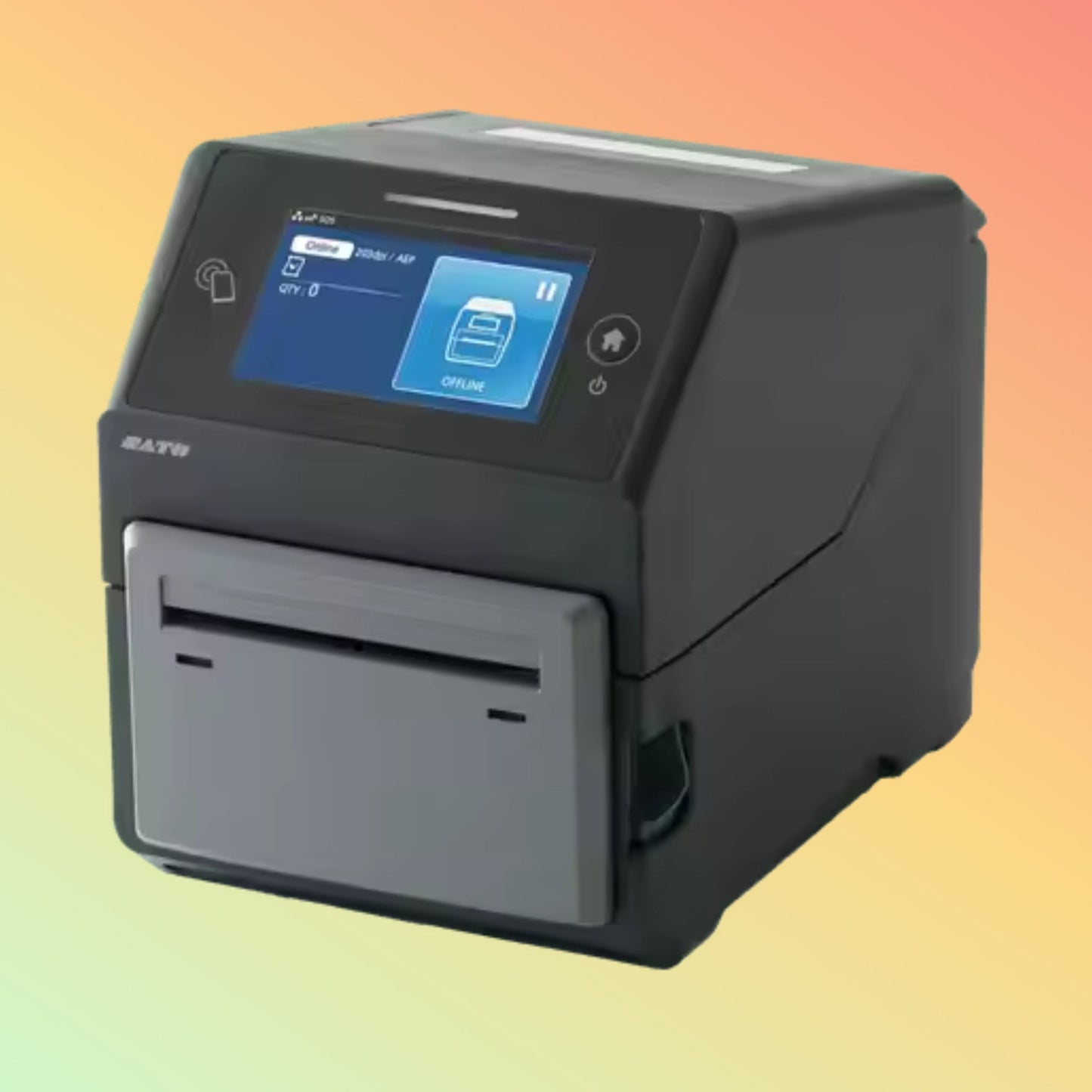SATO CT4-LX Thermal Desktop Printer, 4.3-inch Full-color Touch Screen Display