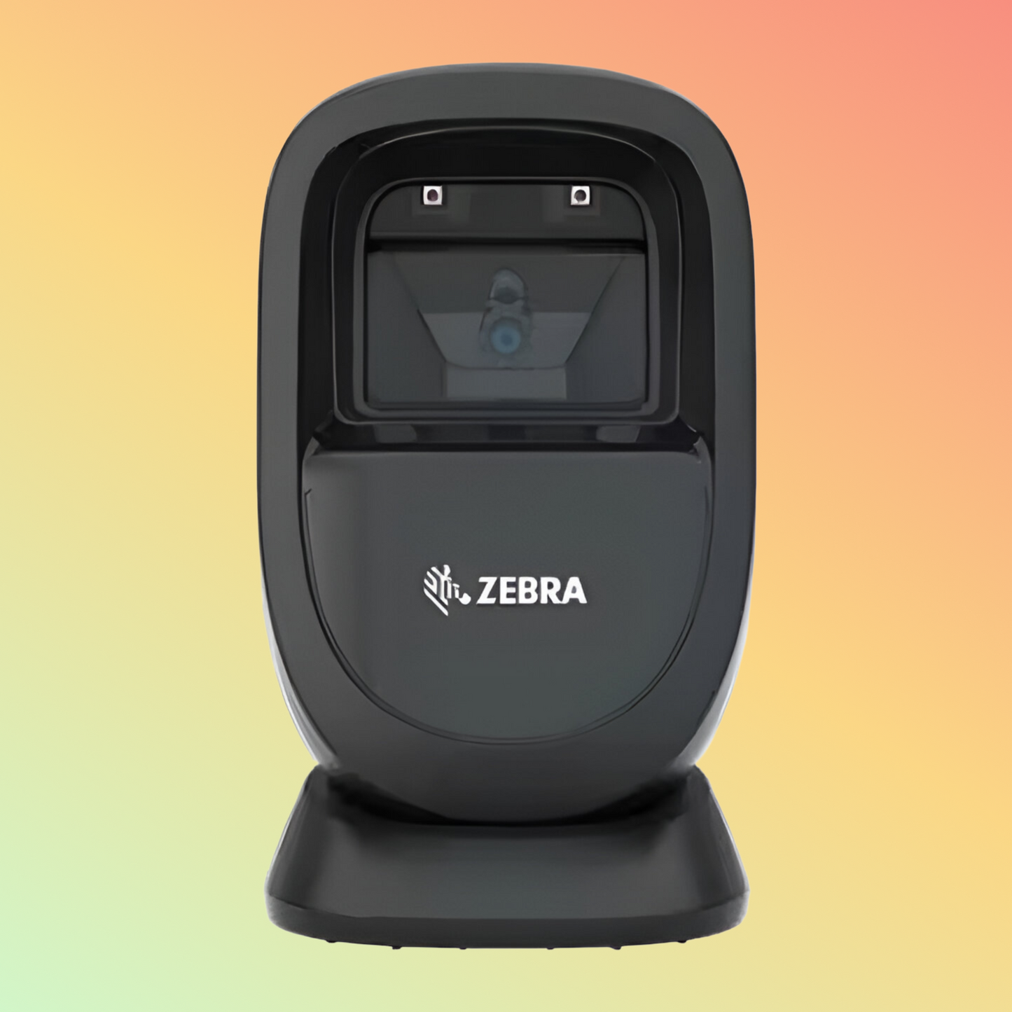 ZEBRA DS9308 desktop USB wired barcode scanner, efficiently reads 1D and 2D QR codes for diverse scanning needs