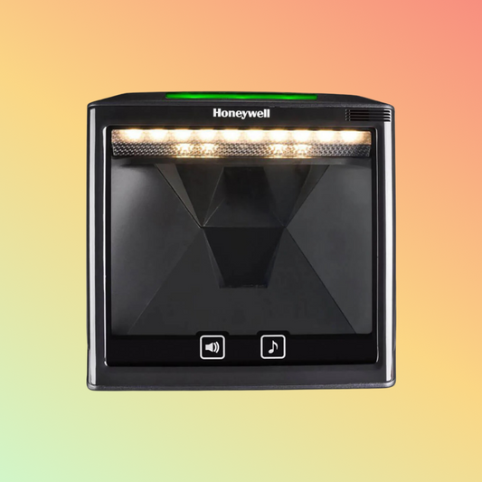 Honeywell Solaris 7980g hands-free barcode scanner, upgradeable for advanced retail scanning needs