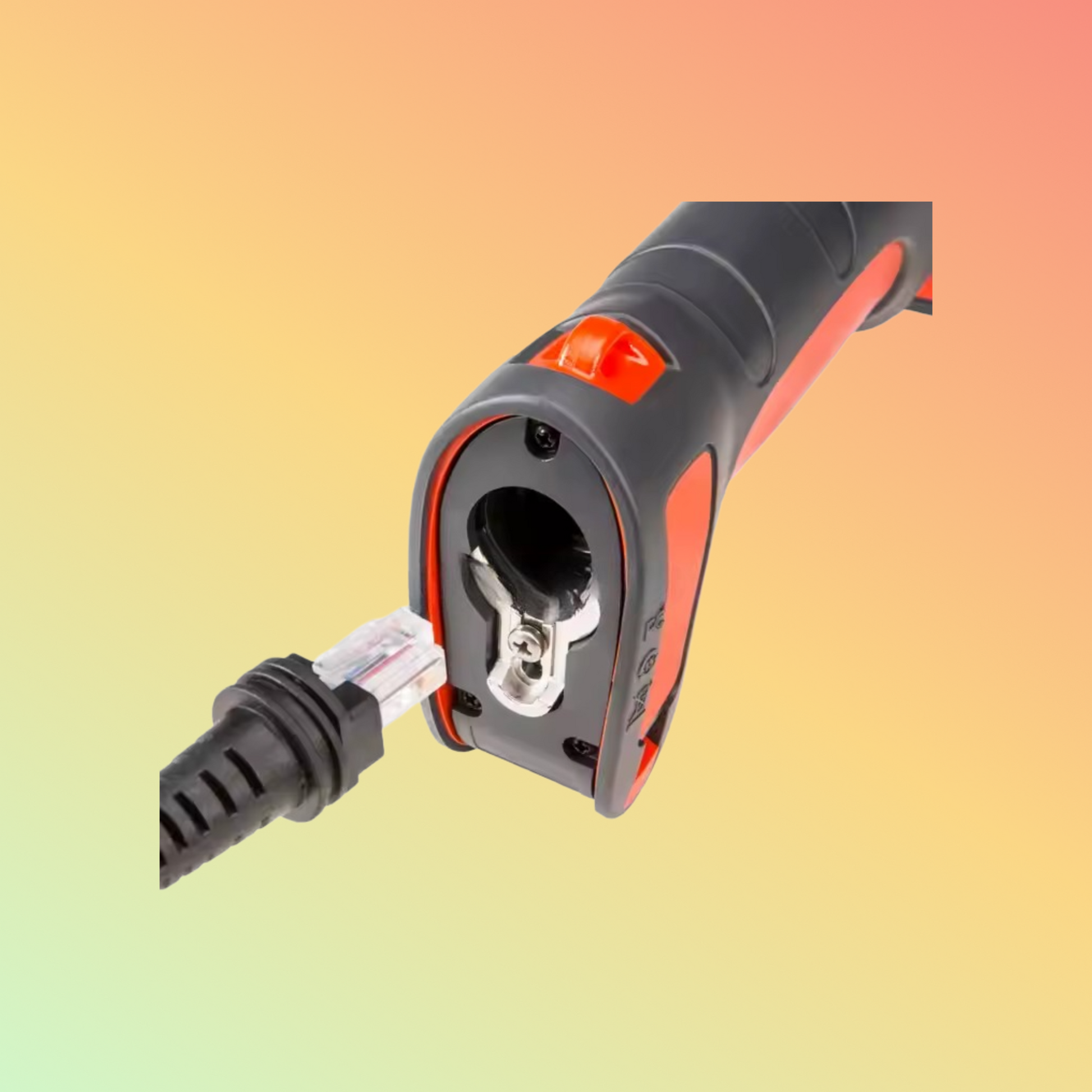 Rugged Honeywell Granit 1280i laser scanner, excels in long-range scanning of 1D barcodes in industrial settings.