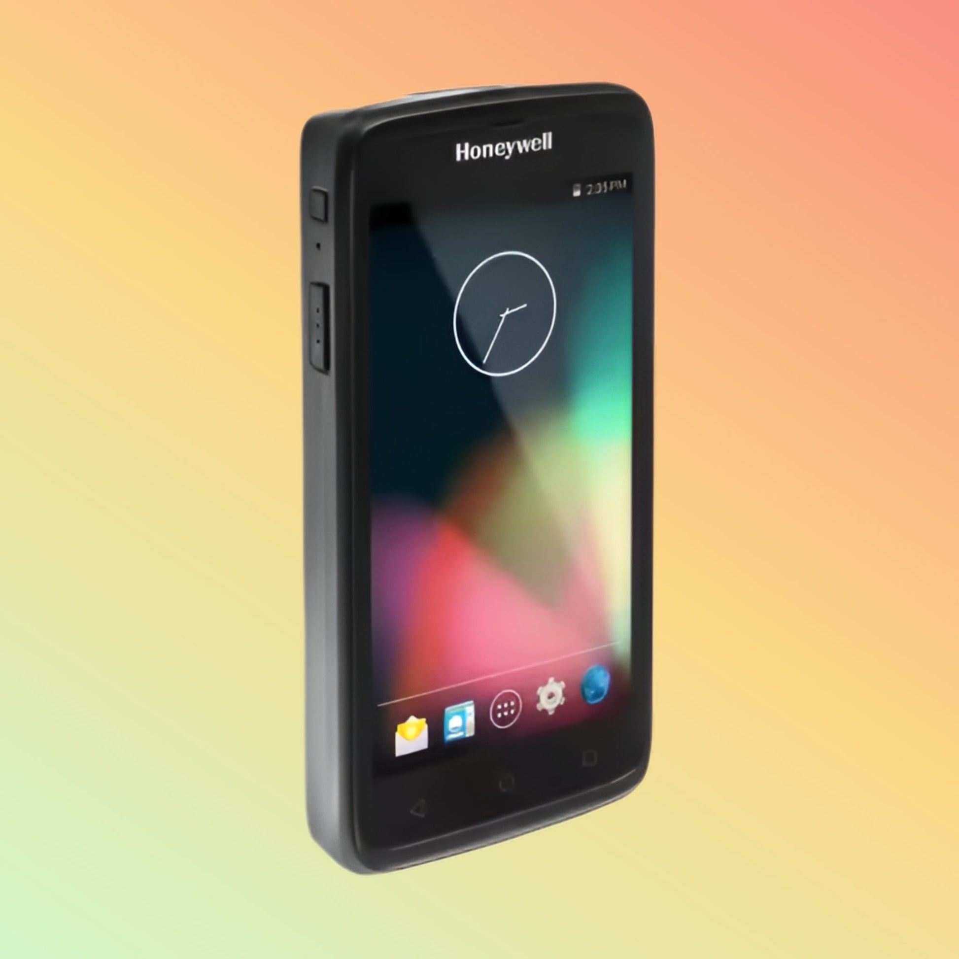 Compact and versatile Honeywell EDA50 PDA, features a USB-connected barcode scanner for quick inventory management and point-of-sale operations