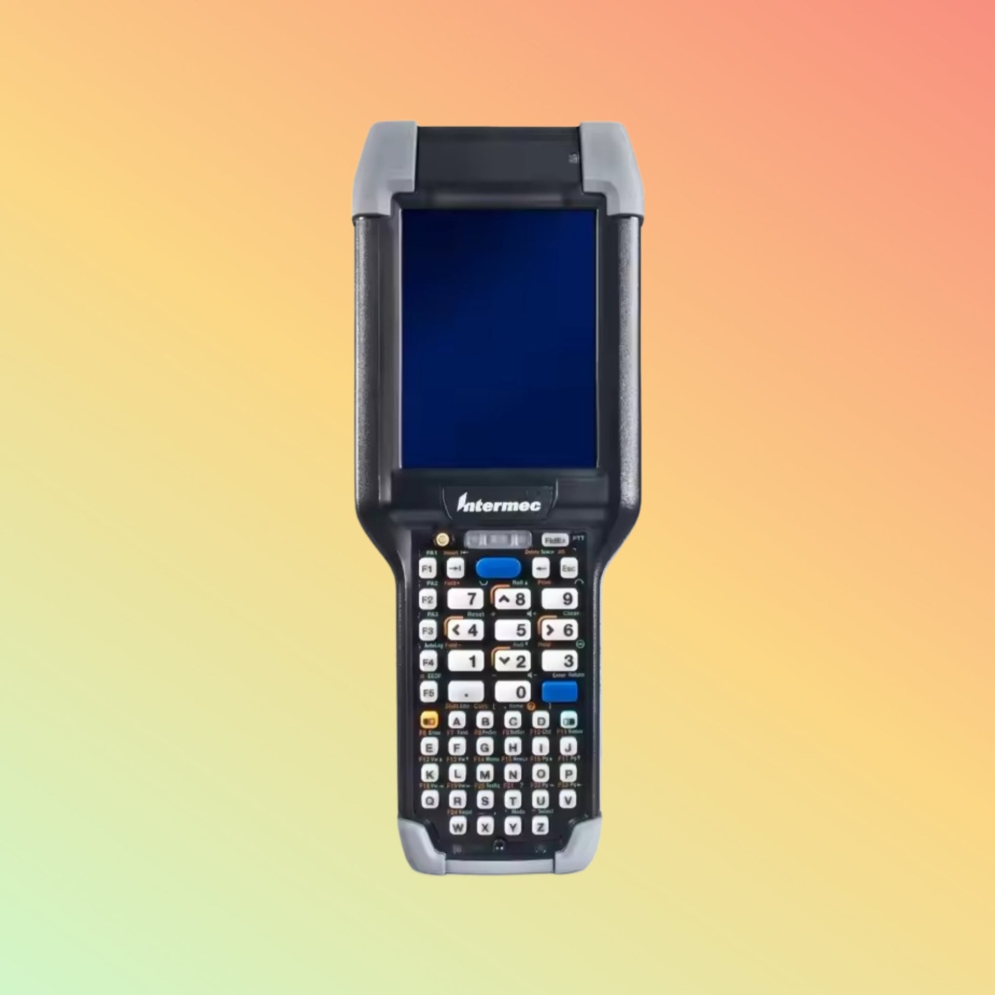 Stock Intermec CK3 series PDA, including CK3R and CK3X models, equipped as mobile scanners and data collectors for inventory management