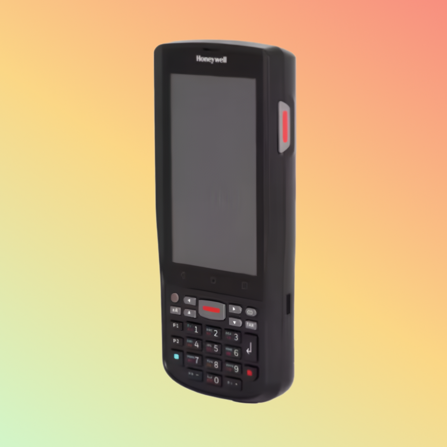 Robust Honeywell EDA51K mobile device, combines Android functionality with efficient 1D/2D QR code scanning.

