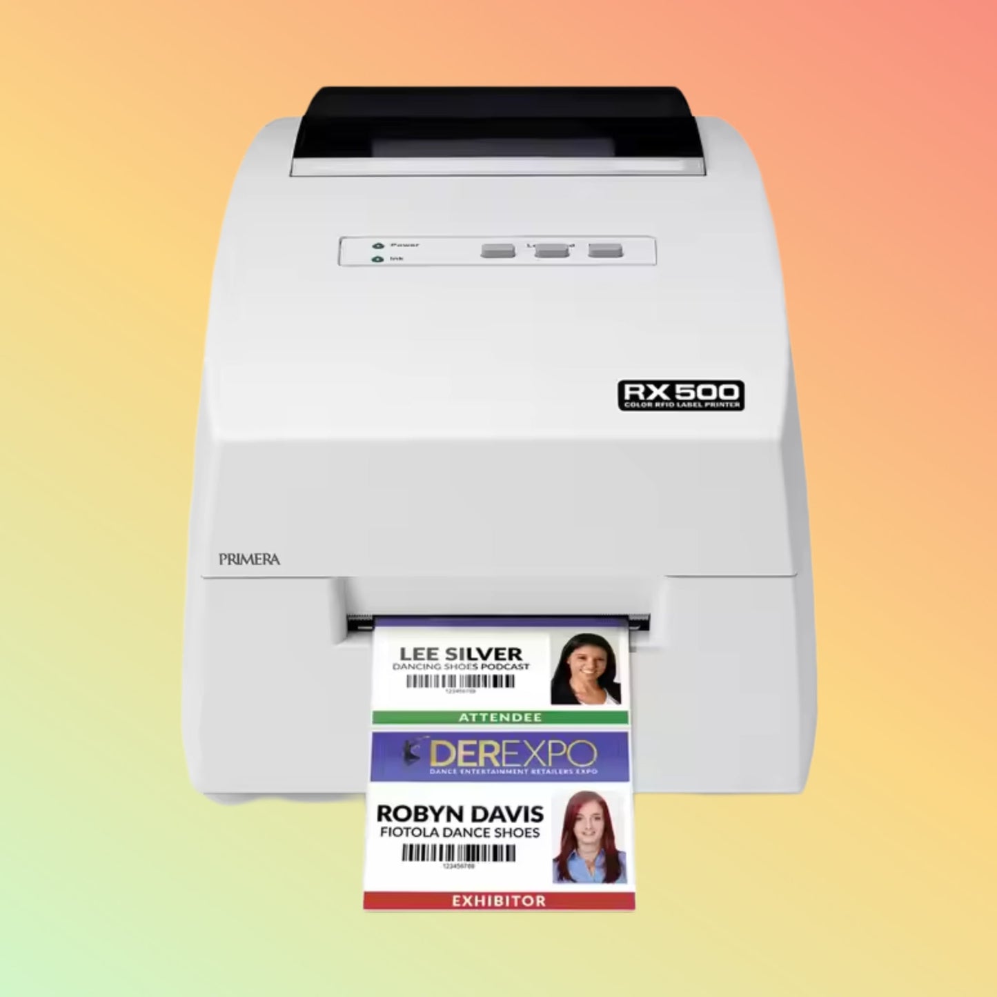 RX500 Color RFID Label & Tag Printer with High-Res Inkjet Tech