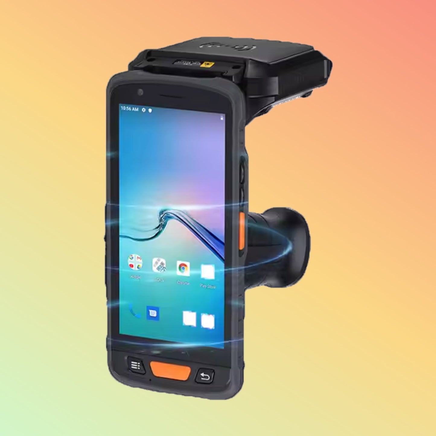 Android 11 PDA, RFID UHF/NFC, 1/2D, 15m Range, IP67, 4G RAM