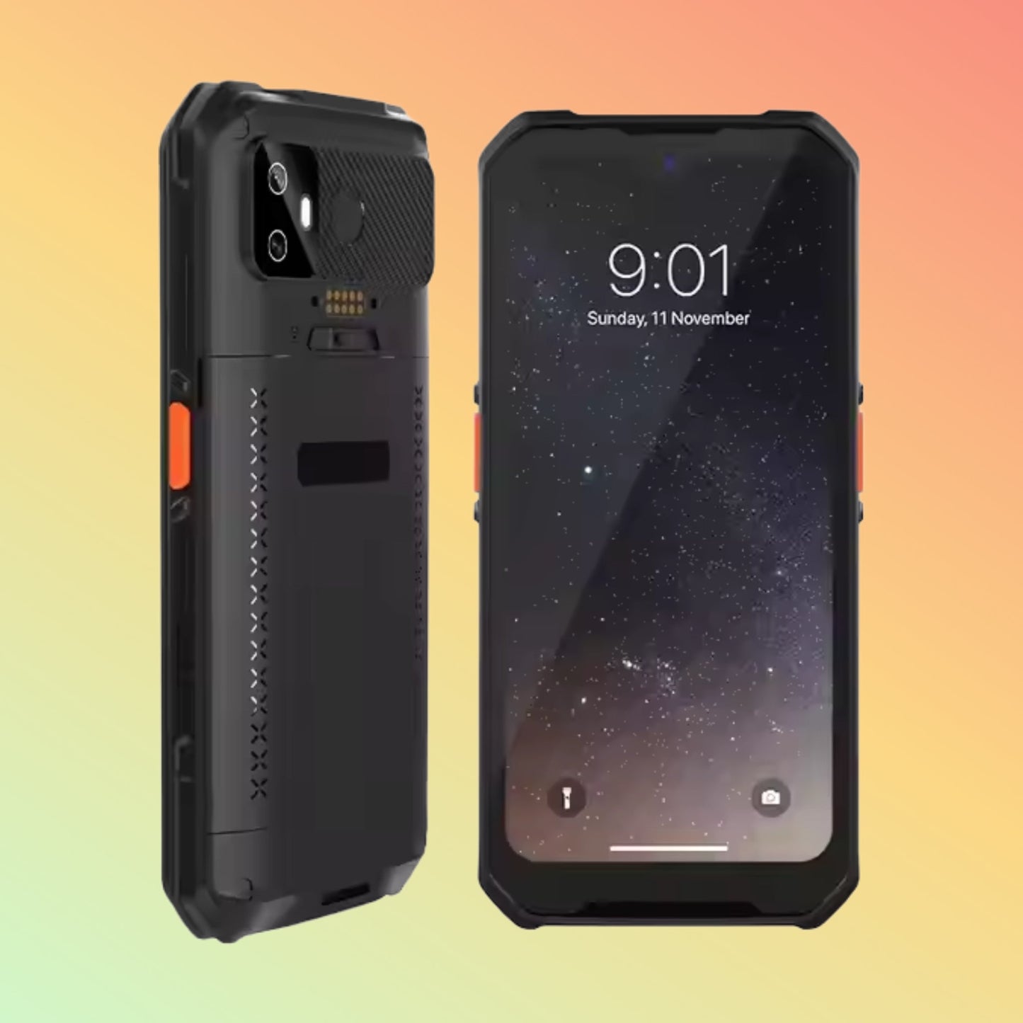 Android 12 Handheld PDA: UHF RFID, NFC/QR, IP68, 4GB, WiFi