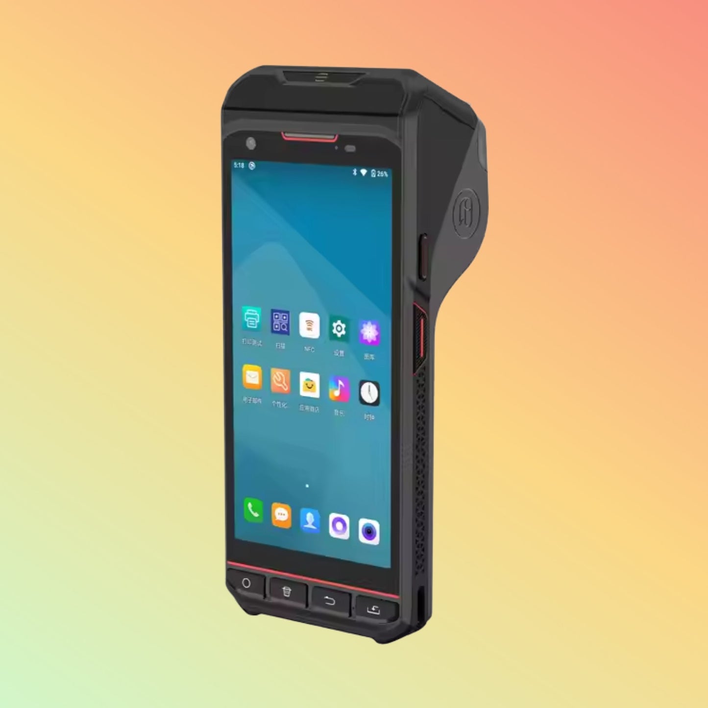 5.99" Android PDA, NFC, 2D Scanner, Fingerprint, Medical Use