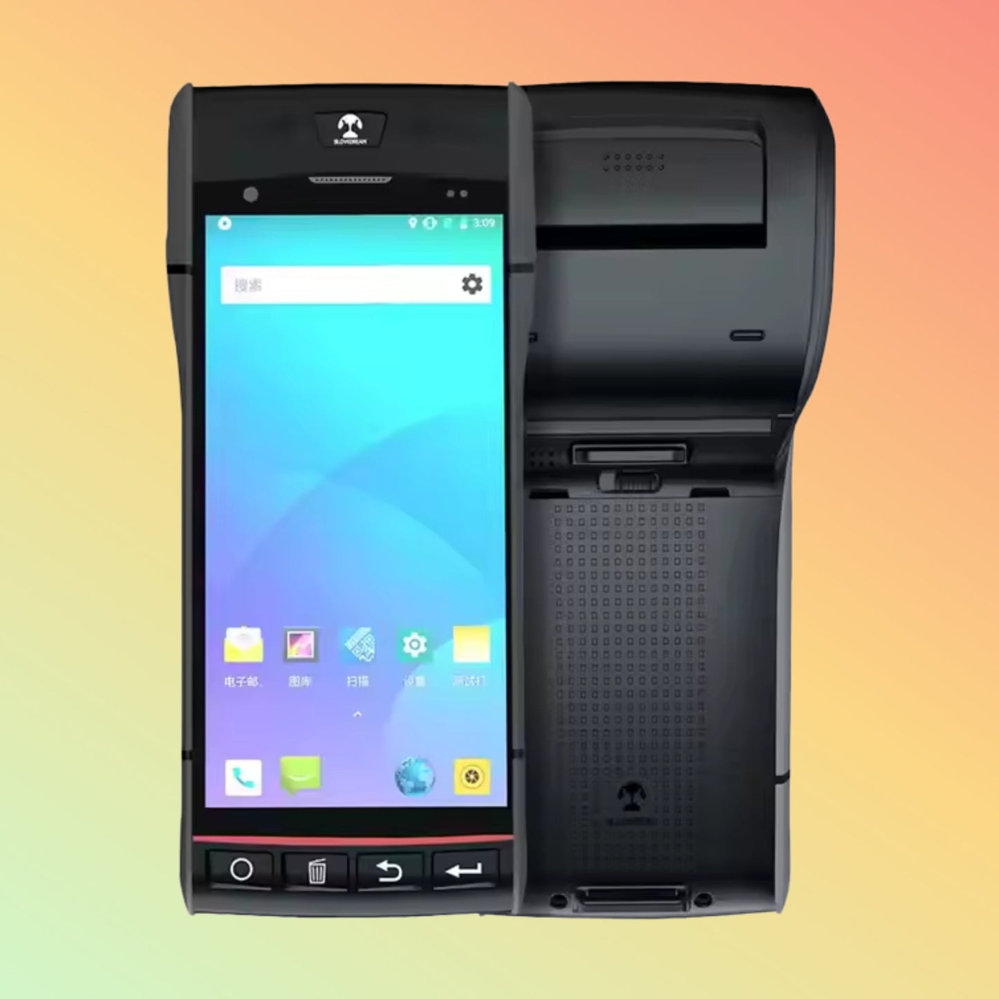 Rugged Android PDA for Nurses: WiFi, 1D/2D Scanner, Built-in Printer