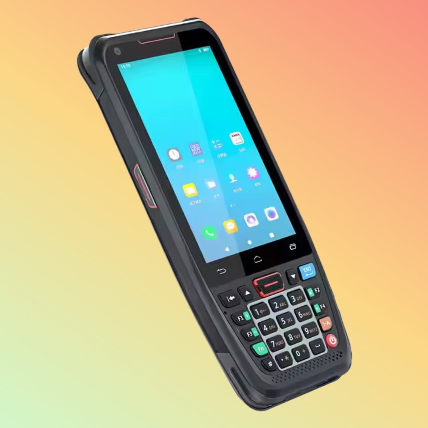 Rugged Android 4G PDA: NFC, Barcode Scanner, 4500mAh Battery