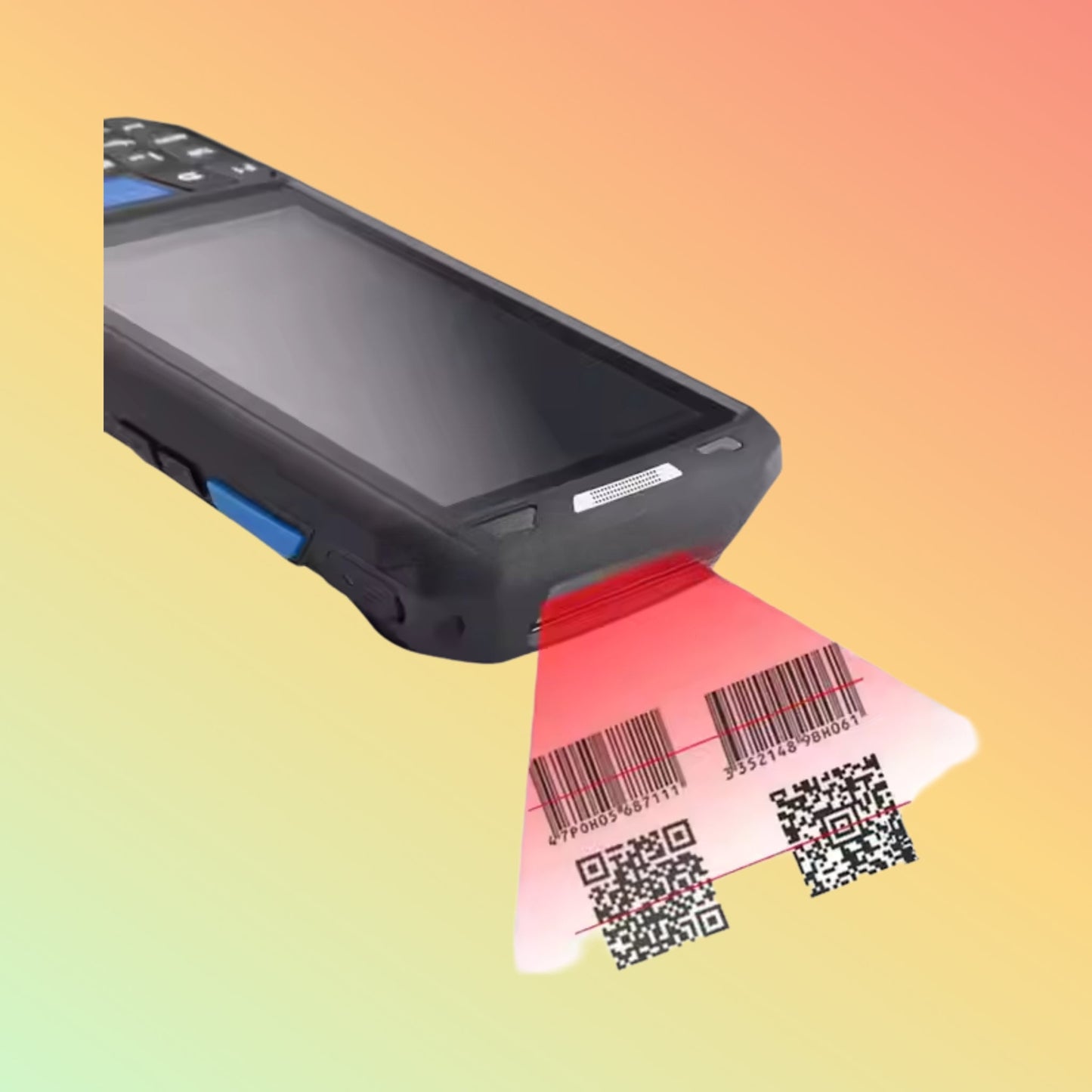 LECOM T80 Rugged Android PDA, 4G, 1D/2D Scanner, NFC, In Stock