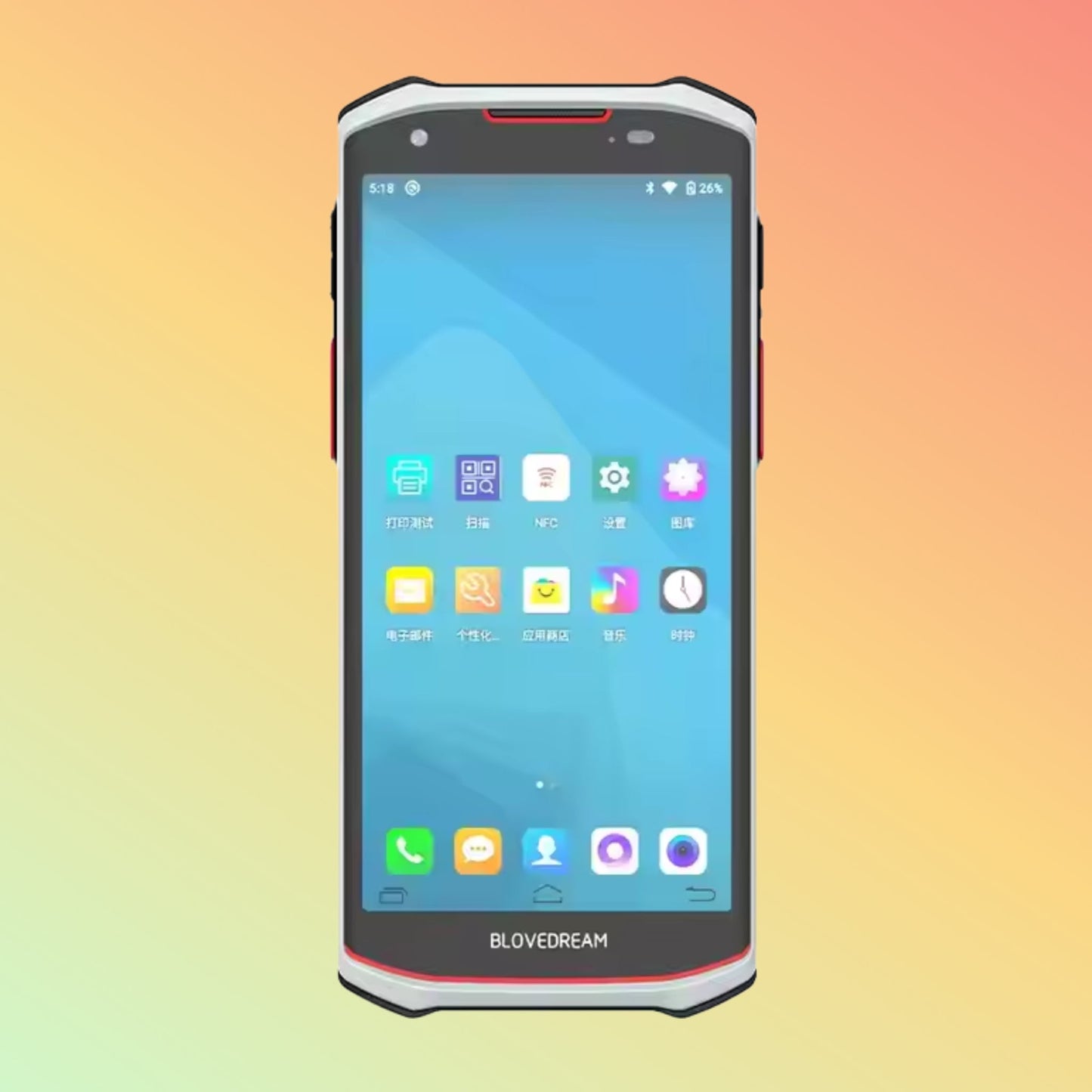 Android PDA 5" Screen, 4G, Rugged, Honeywell, Thermal Printer