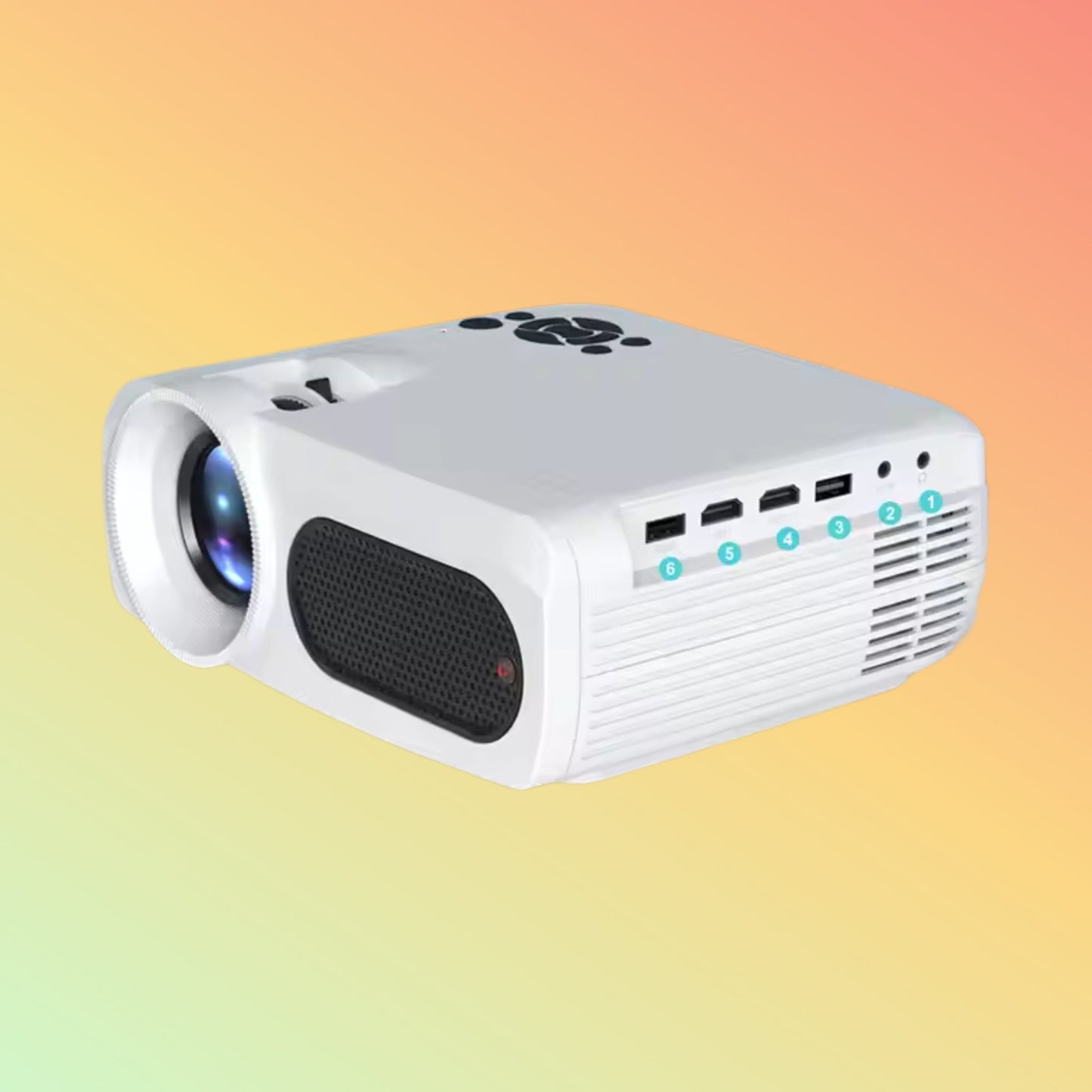 M8X Portable Smart Projector Quad Core Android 9 WIFI LED 8K Video Full HD 1080P