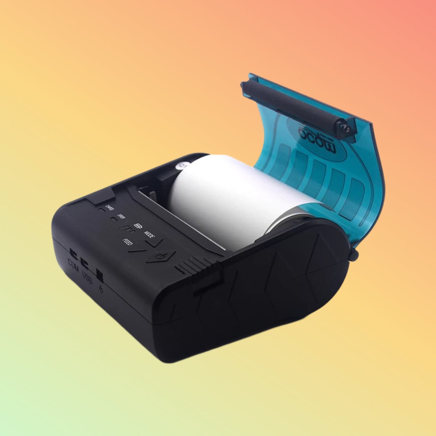 Ocom (OCPP-M086) 80mm Mini Portable Thermal Receipt Printer with Big Paper Roll