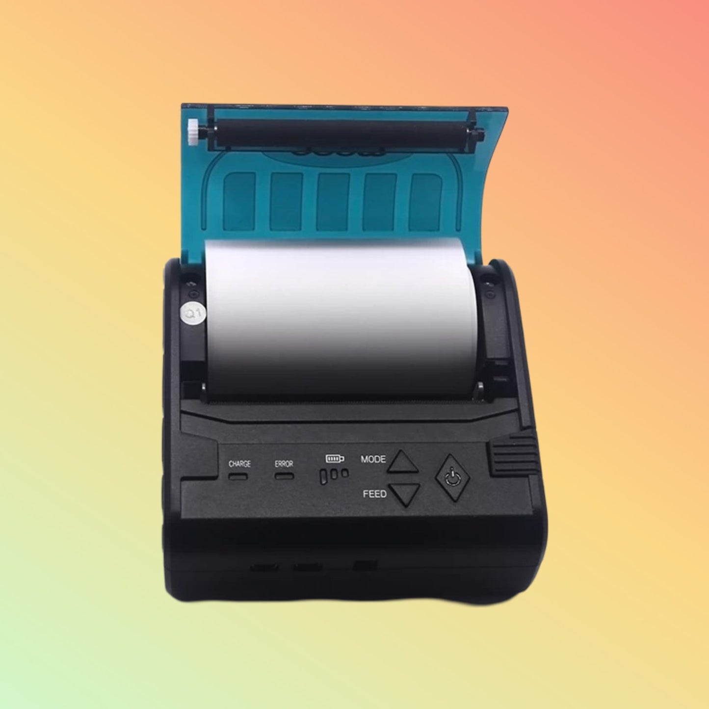 Ocom (OCPP-M086) 80mm Mini Portable Thermal Receipt Printer with Big Paper Roll