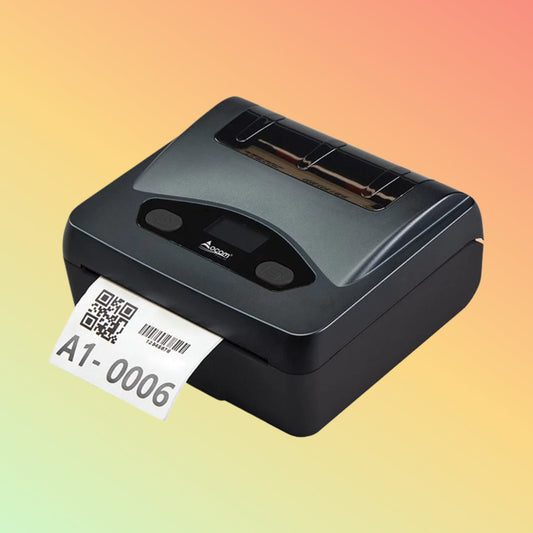 Ocom (OCBP-M1005) 4 Inches Bluetooth Thermal Label Printer with LCD Screen
