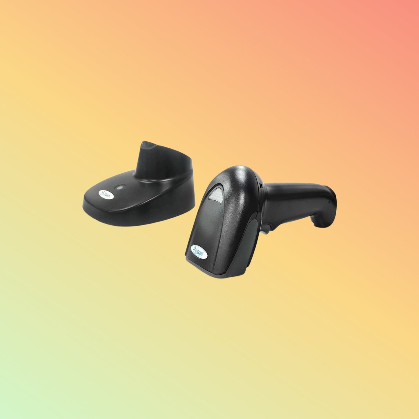 Ocom (OCBS-W239) High Performance HandHeld 2D Wireless Barcode Scanner with Cradle