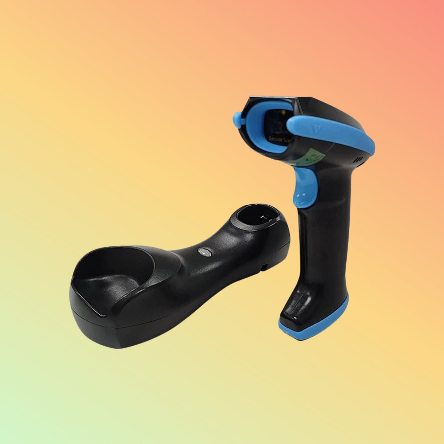 Ocom (OCBS-W240) Handheld Wireless 1D 2D Barcode Scanner With Charging Base