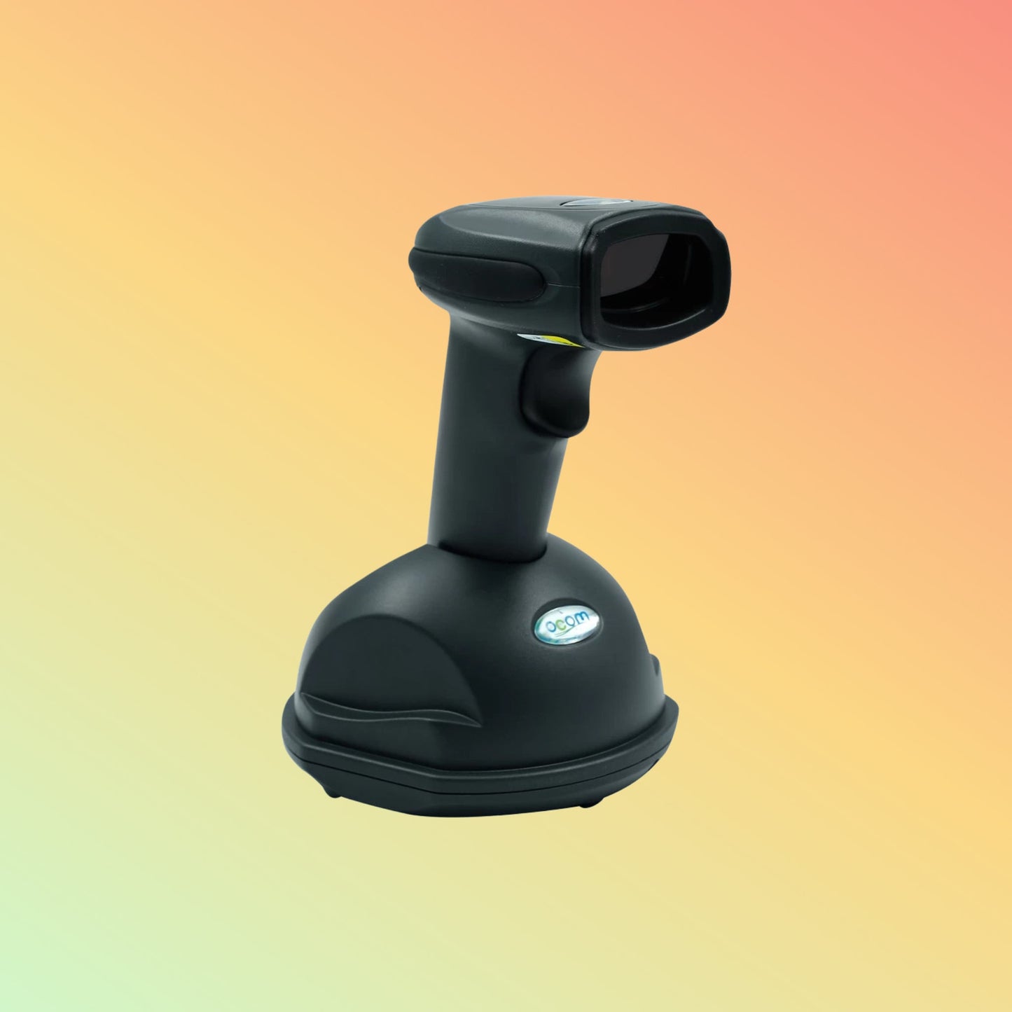 Ocom (OCBS-W800) 433Mhz wireless 32bit laser barcode scanner with cradle