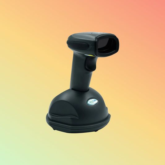 Ocom (OCBS-W800) 433Mhz wireless 32bit laser barcode scanner with cradle