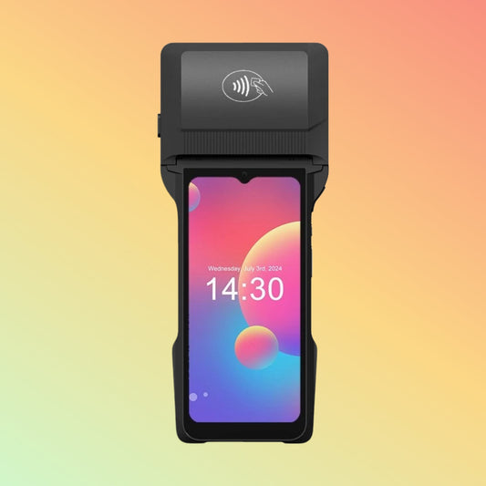 Ocom (POS-T6) 6.5" Handheld Android POS Terminal with Thermal Label and Receipt Printer