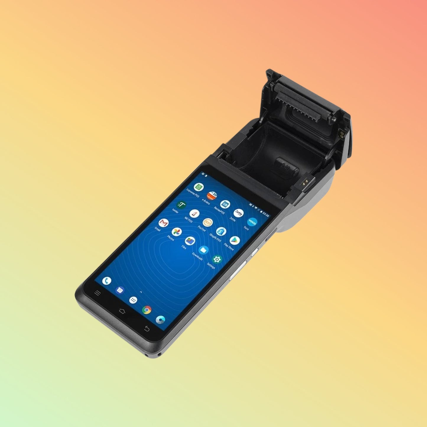 Ocom (POS-T2) 5.5" Handheld Android POS Terminal with Thermal Label and Receipt Printer