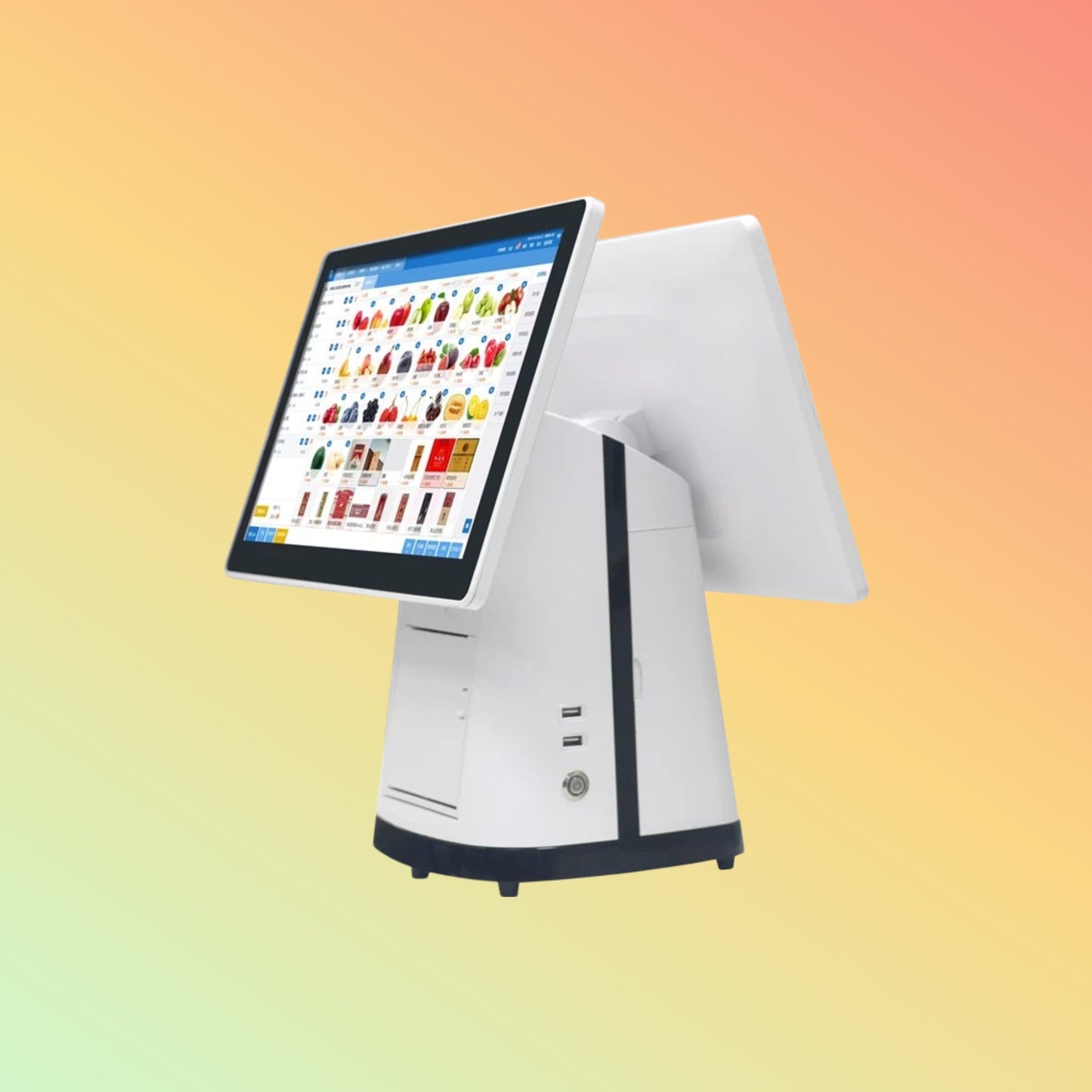 Ocom (POS-L156) 15.6-Inch Windows All-in-one Touch Screen POS Machine with Printer Scanner MSR