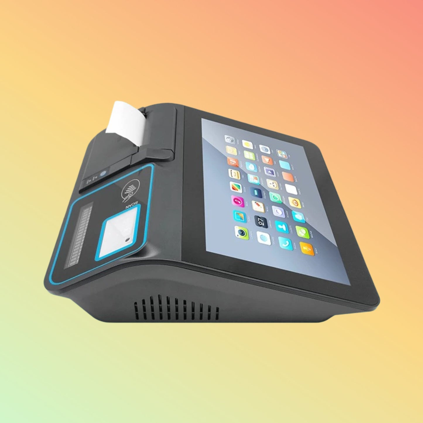 Ocom (POS-M1106) 11.6 Inch Android/Windows Touch Screen POS System with Printer, Scanner, Display, RFID and MSR