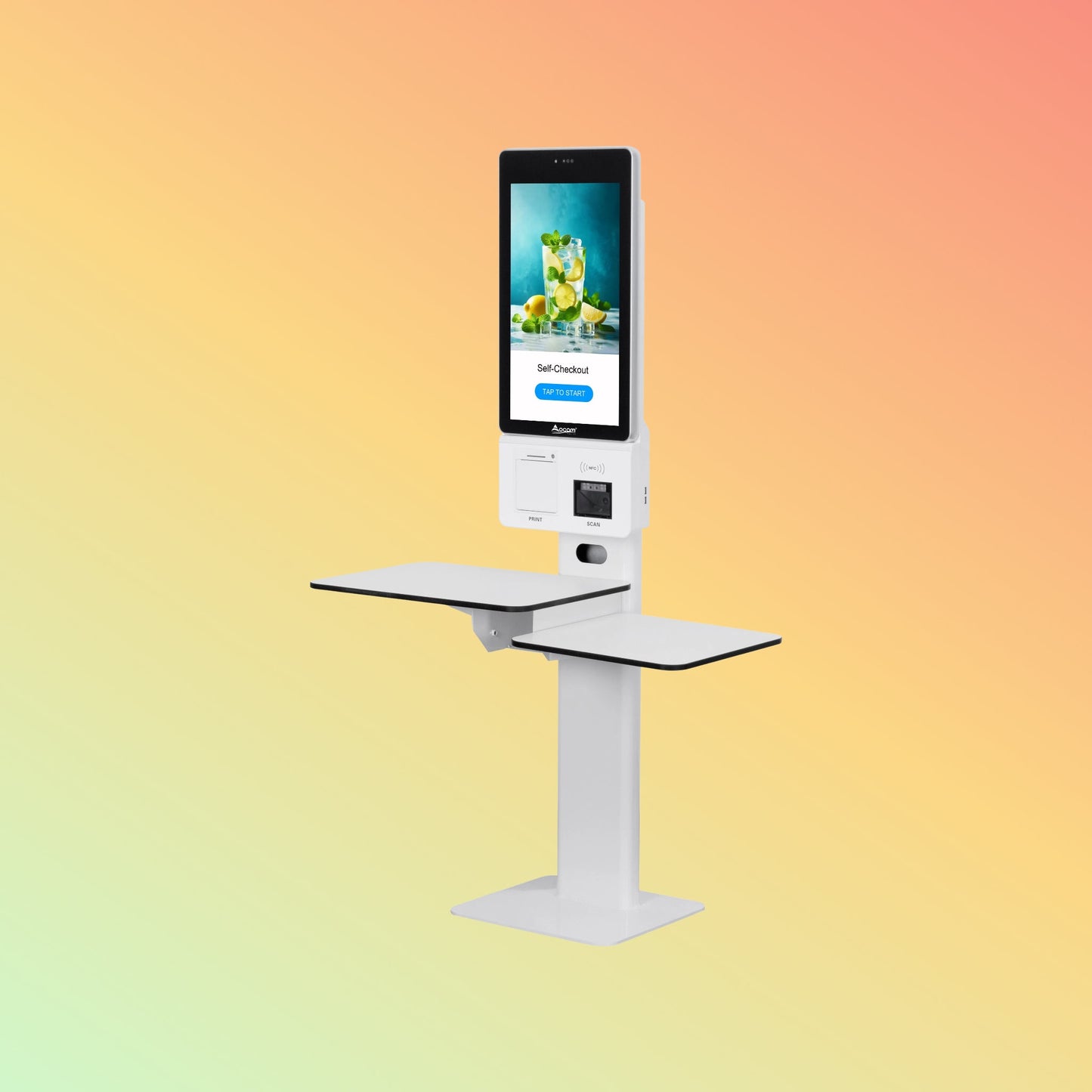 Ocom (POS-K004) 21.5 Inch Windows/Android All-in-one Touch Screen Self-Service POS System