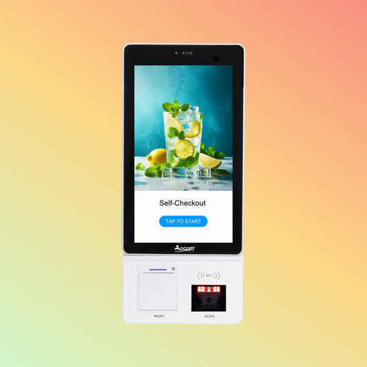 Ocom (POS-K004) 21.5 Inch Windows/Android All-in-one Touch Screen Self-Service POS System