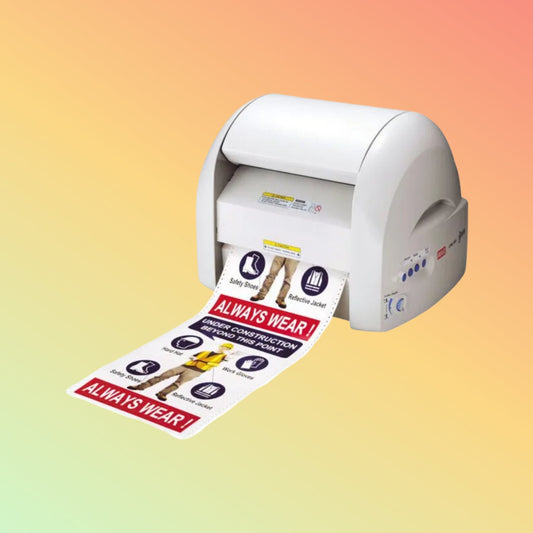 Max CPM-200GU– All-in-One Color Label Printer, Laminator & Cutter