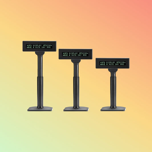 Ocom (VFD220C) 20X2 Characters Double Line VFD Customer Display with 7mm height characters