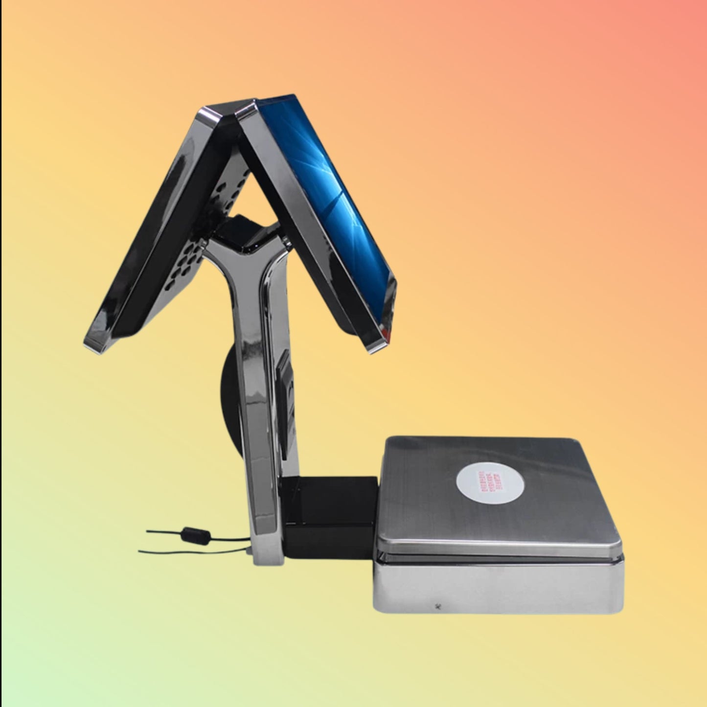 POS-S001 Windows System All-In-One Touch screen POS Scale With Theraml Printer