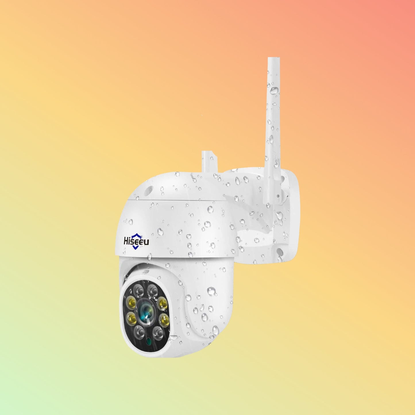 Hiseeu 2K 3MP PTZ 𝟯𝟲𝟬° 𝙑𝙞𝙚𝙬 Security Camera Outdoor with IP66 Waterproof