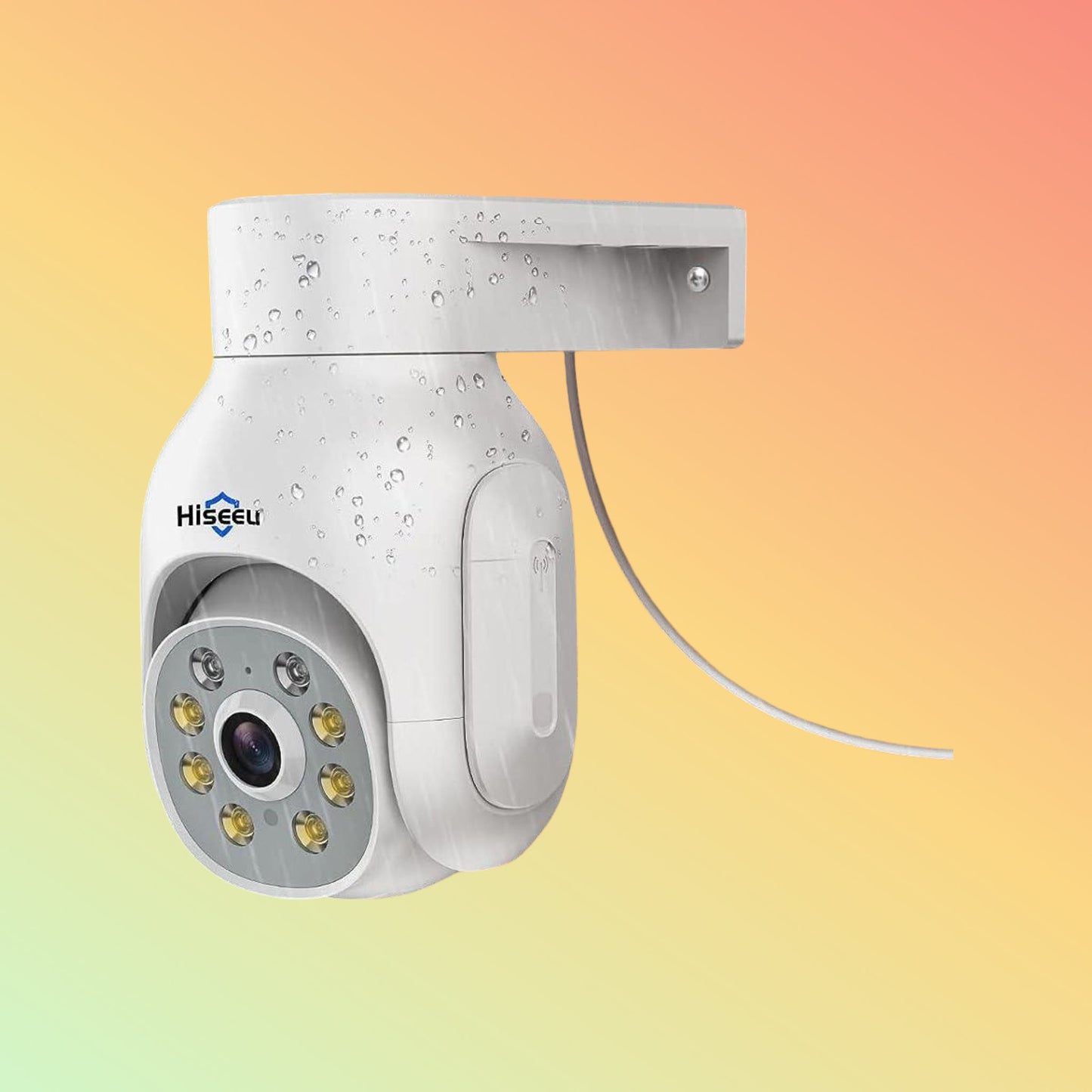Hiseeu 2K 3MP PTZ 𝟯𝟲𝟬° 𝙑𝙞𝙚𝙬 2.4G&5G WiFi Security Camera Outdoor