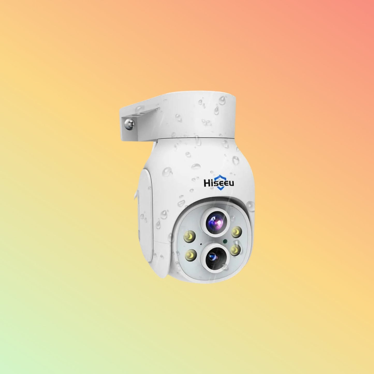 Hiseeu 2K 3MP PTZ 𝟯𝟲𝟬° 𝙑𝙞𝙚𝙬 10X Zoom PanSecurity Camera Outdoor with IP66 Waterproof
