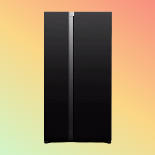 Hitachi RS700PUK0GBK 605 700l Top Mount Refrigerator, Black